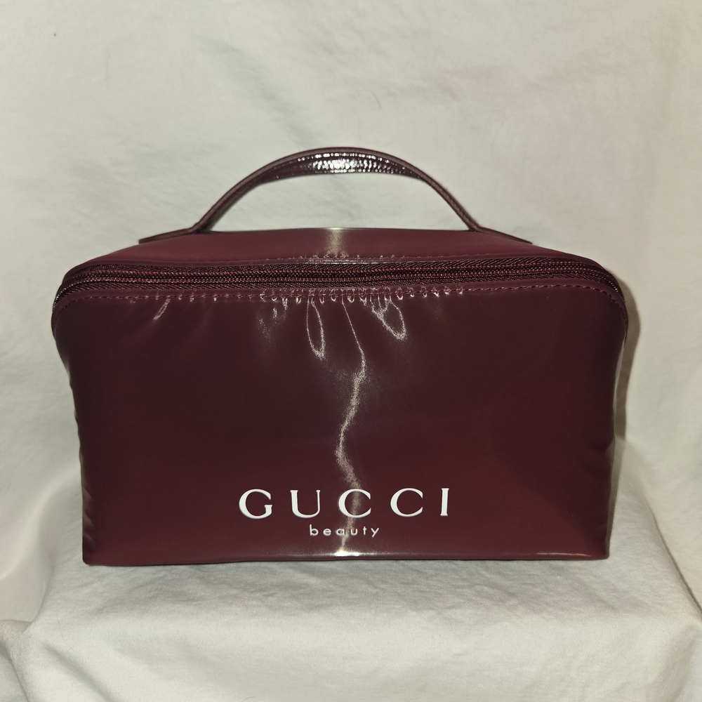 Burgundy Cosmetic Bag